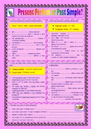 English Worksheet: Present Perfect or Past Simple?