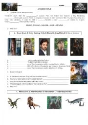 English Worksheet: Jurassic World