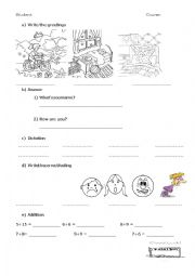 English Worksheet: Greetings