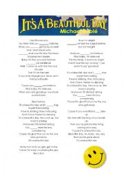 English Worksheet: Song: Modals. Its a beautful day by Michael Buble