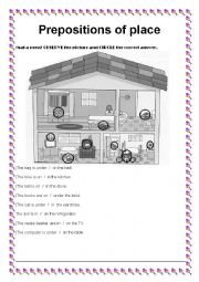 Prepositions of places