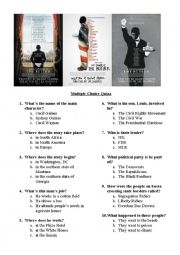 English Worksheet: The Butler movie quiz