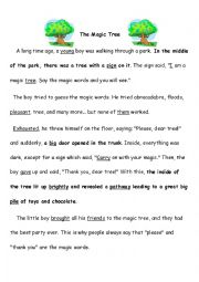 English Worksheet: Good manners 