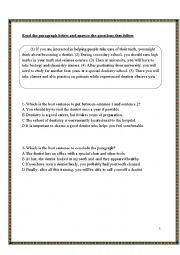 English Worksheet: Revision