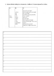 English Worksheet: DAILY LIFE