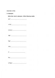 Grammar In Use,Worksheet 5