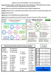 English Worksheet: traveller 1 unit 1 summery