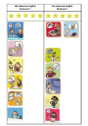 Classroom English BOOKMARK-to fill in