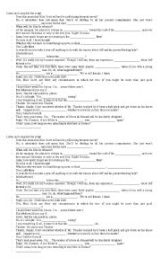 English Worksheet: nthing hill listening