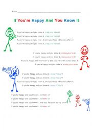 If Youre Happy and You Know It Lyrics Sheet