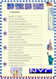 English Worksheet: New York , New york! question making pratice