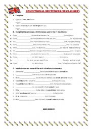 English Worksheet: IF-CLAUSES Test