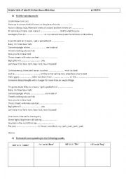 English Worksheet: Empire state of mind song