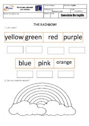 English Worksheet: colors