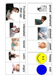 English Worksheet: Adjectives of mood