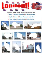 English Worksheet: Sightseeing In London