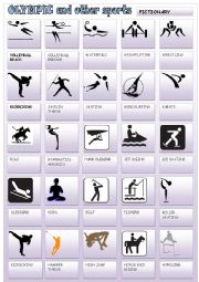 English Worksheet: OLYMPIC AND OTHER SPORTS