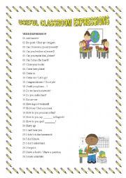 USEFUL CLASSROOM EXPRESSIONS