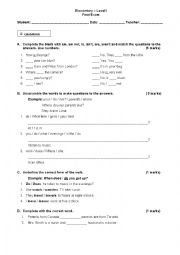 elementary exam