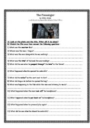 English Worksheet: The passenger