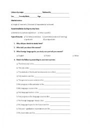 English Worksheet: Metaphor survey