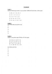 English Worksheet: Very Basic - Numbers 1 - 10 (Elementary)