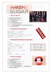 English Worksheet: Sugar Marron 5