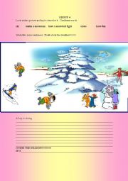 English Worksheet: Winter