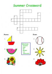 English Worksheet: Summer holidays