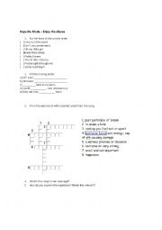 English Worksheet: Depeche Mode - Enjoy the silence