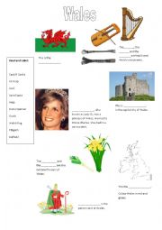 English Worksheet: Wales