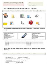 English Worksheet: examination