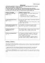 English Worksheet:  A printable about   