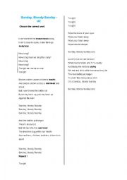 English Worksheet: Sunday, bloody Sunday