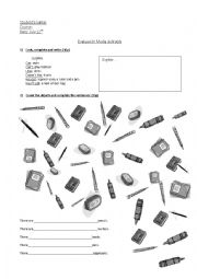 English Worksheet: test present simple