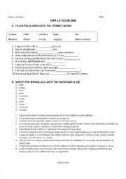 English Worksheet: A1 Vocabulary Quiz1