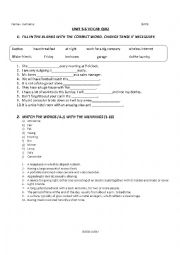 English Worksheet: A1 Vocabulary Quiz3