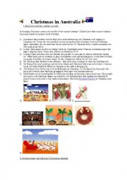 English Worksheet: Christmas in Australia