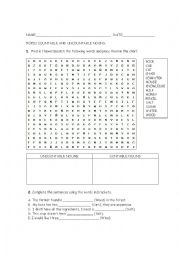 Uncountable and Countable nouns