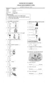 English Worksheet: Exercise grade 2