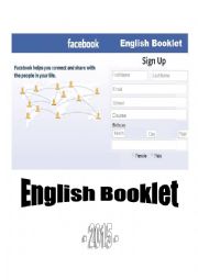 English Worksheet: Booklet cover