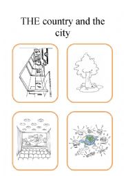 English Worksheet: Country and City