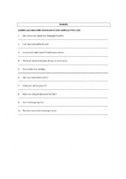 English Worksheet: Futuro con can y must