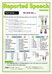 English Worksheet: Reported Speech (2)