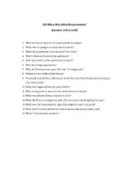 English Worksheet: CBS Video: Who killed the prosecutor? - part 1