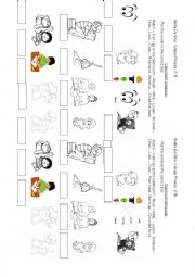 English Worksheet: Classroom language