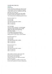 English Worksheet: Over My Head (The Fray)