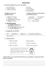 English Worksheet: Revision practise for elementary students