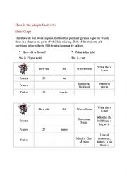 English Worksheet: Info-gap Activity (Speaking)