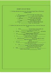 English Worksheet: Present Simple, Present continuous, Past Simple, Past Continuous
